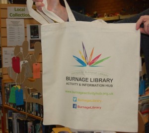 Spread the word! Show your support for the library with one of our new reusable bags.