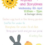 Storytime Special- 6th April at 10:30