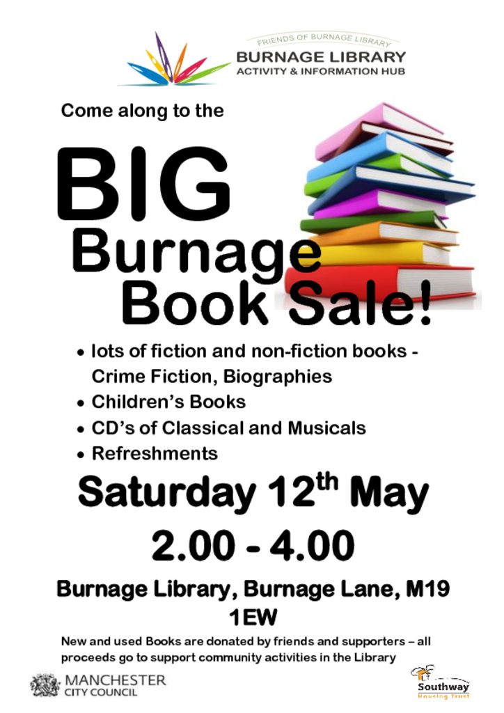 thumbnail of Big Burnage Book Sale final May 2018